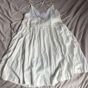 NWT White sundress Dress size Large